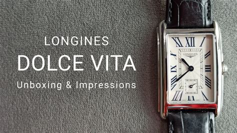 Affordable Cartier Tank! Unboxing of Longines DolceVita L5.512.4.